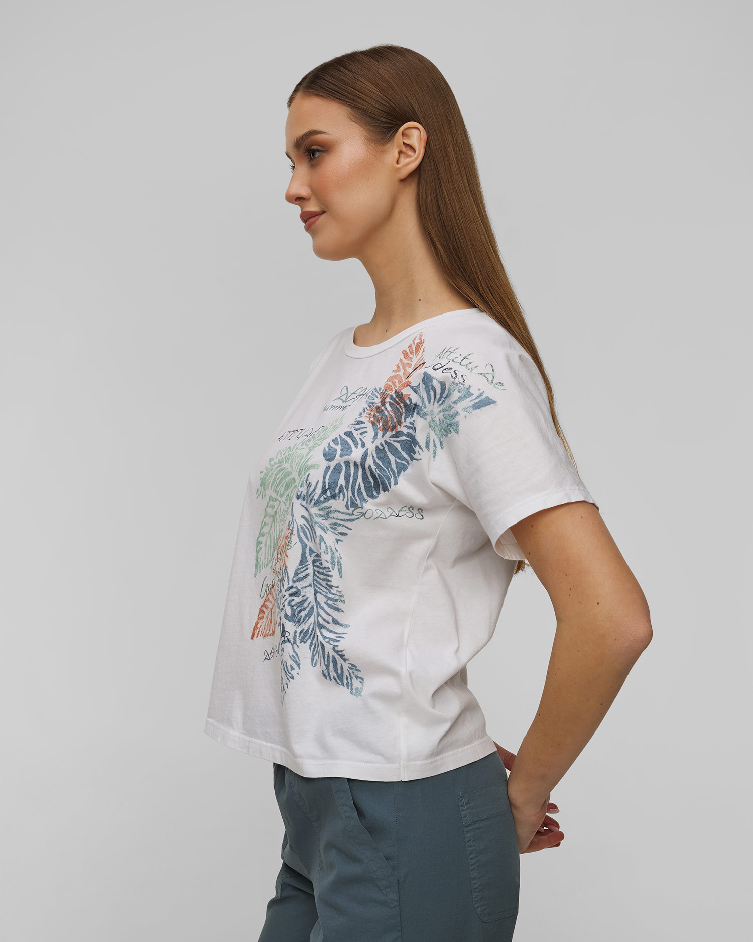T-shirt en coton biologique pour femmes Deha