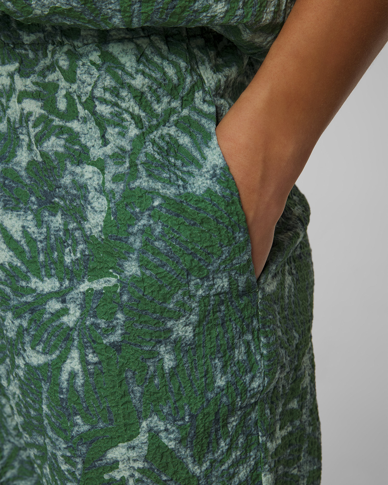 Pantaloni seersucker da donna Deha