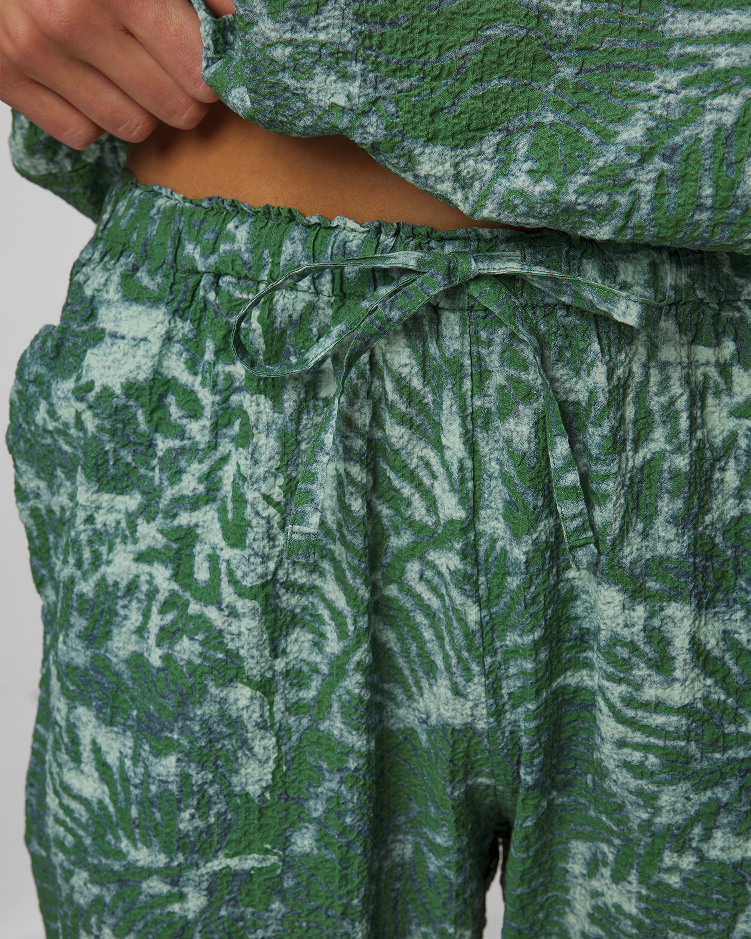 Pantaloni seersucker da donna Deha