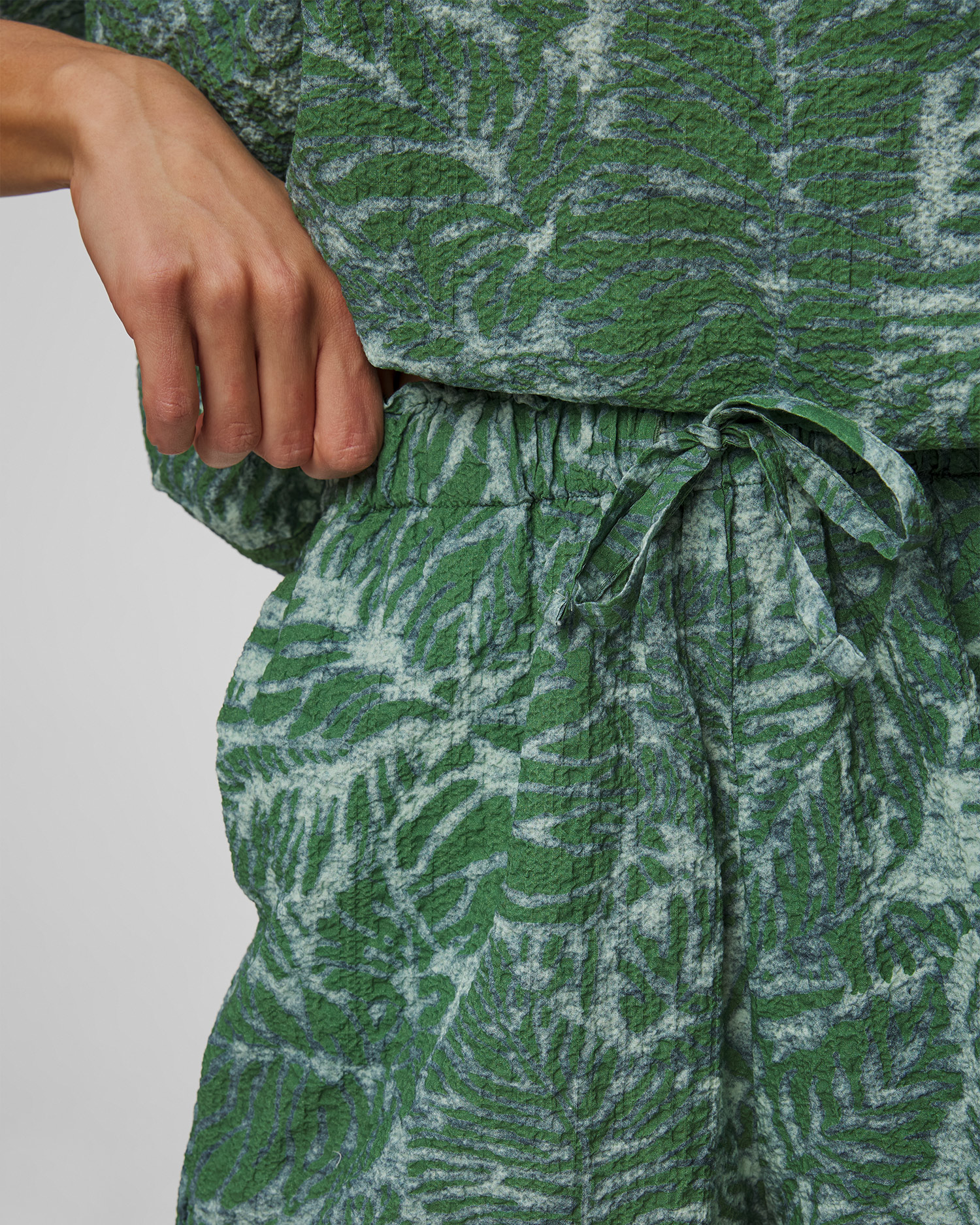 Shorts seersucker da donna Deha 