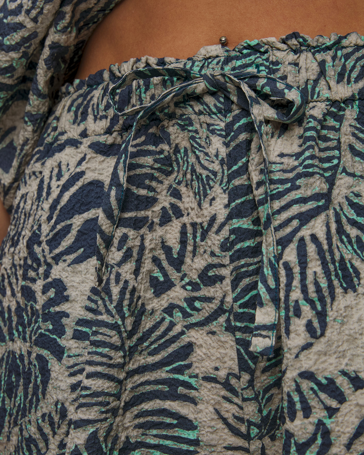 Shorts seersucker da donna Deha 