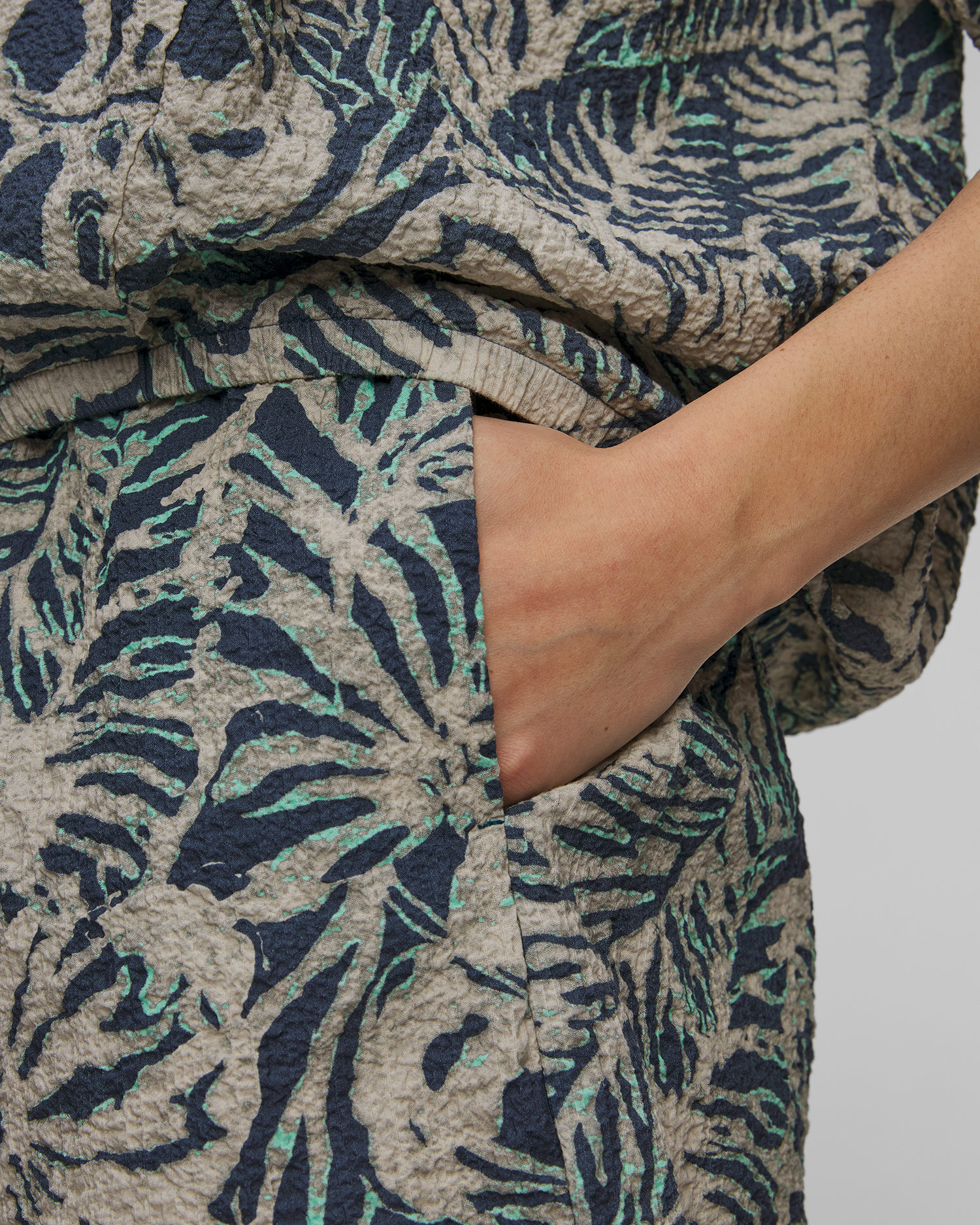 Shorts seersucker da donna Deha 