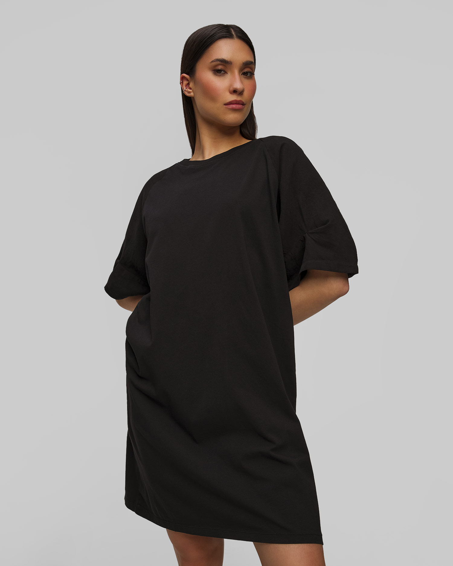Robe d'été noire Deha