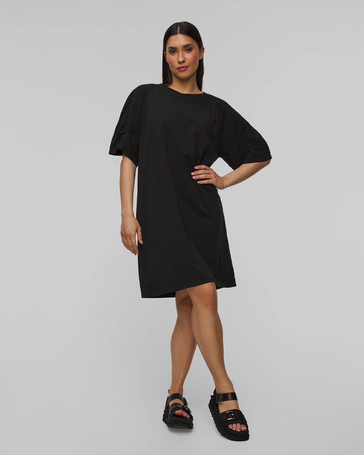 Robe d'été noire Deha