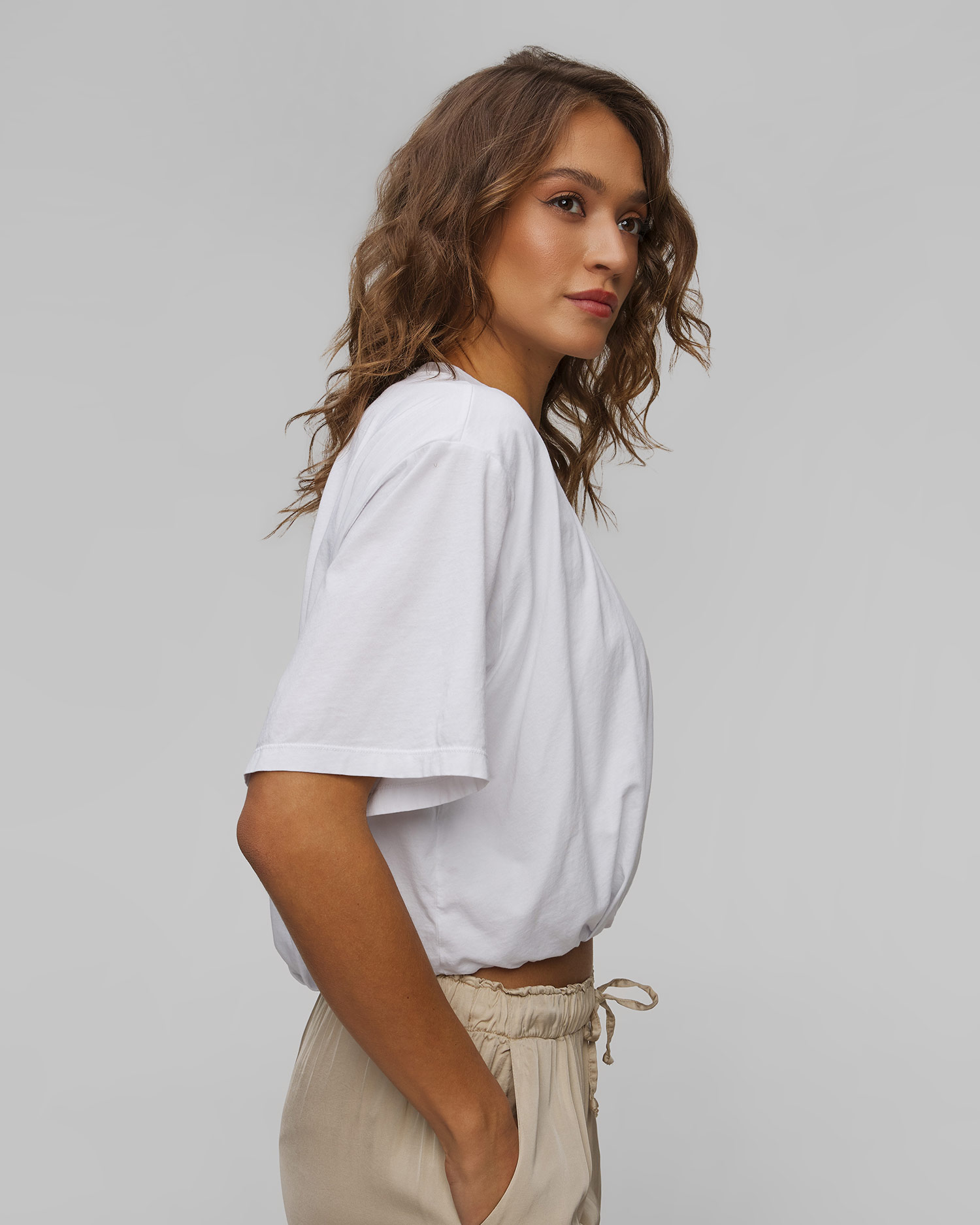 Biały top damski Deha