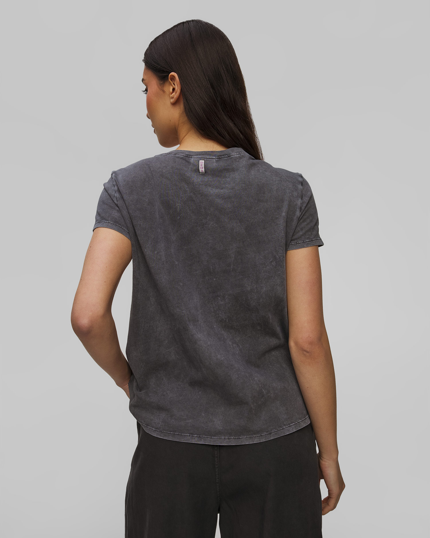 Women's grey marbled T-shirt Deha