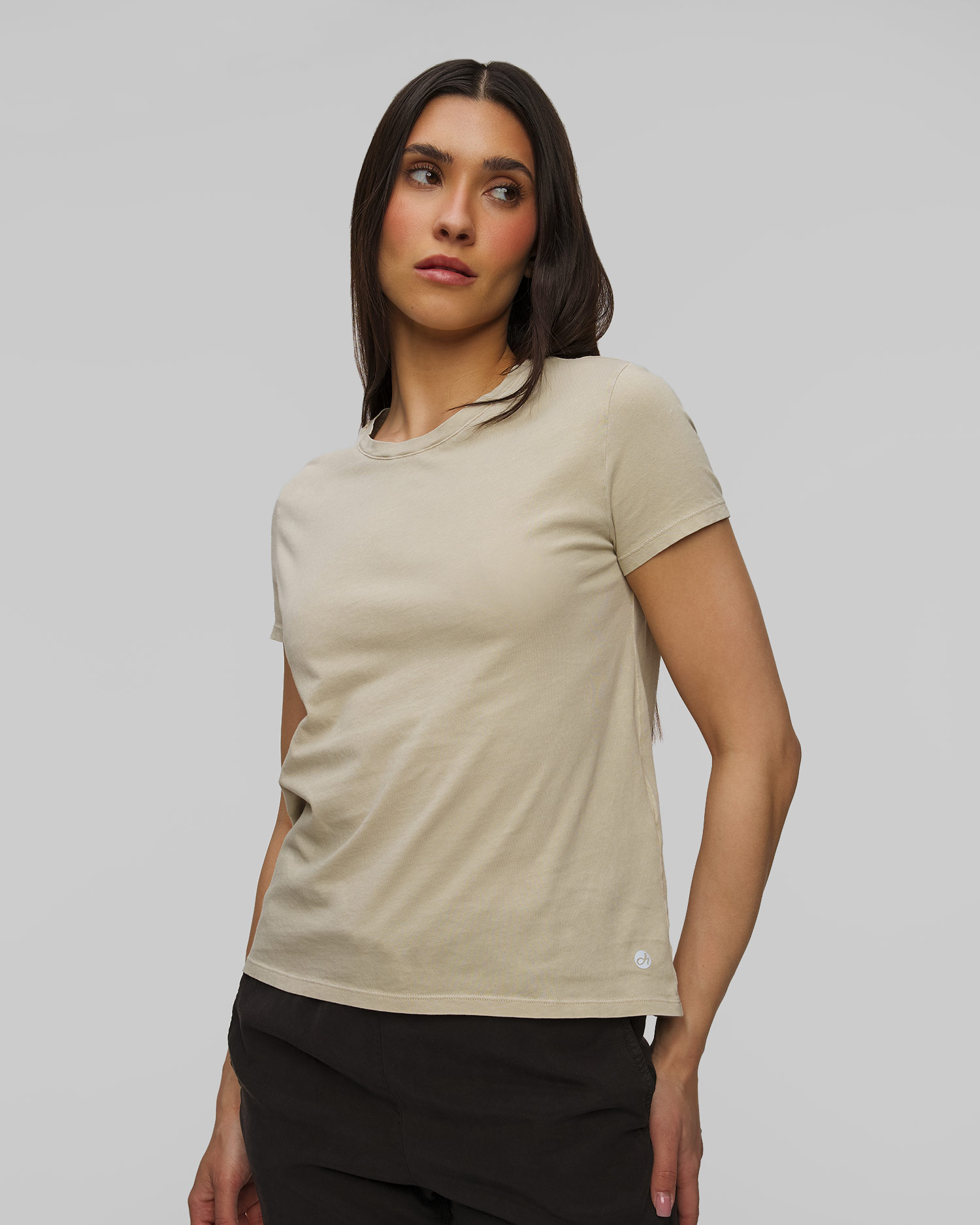 Tricou bej marmorat pentru femei Deha