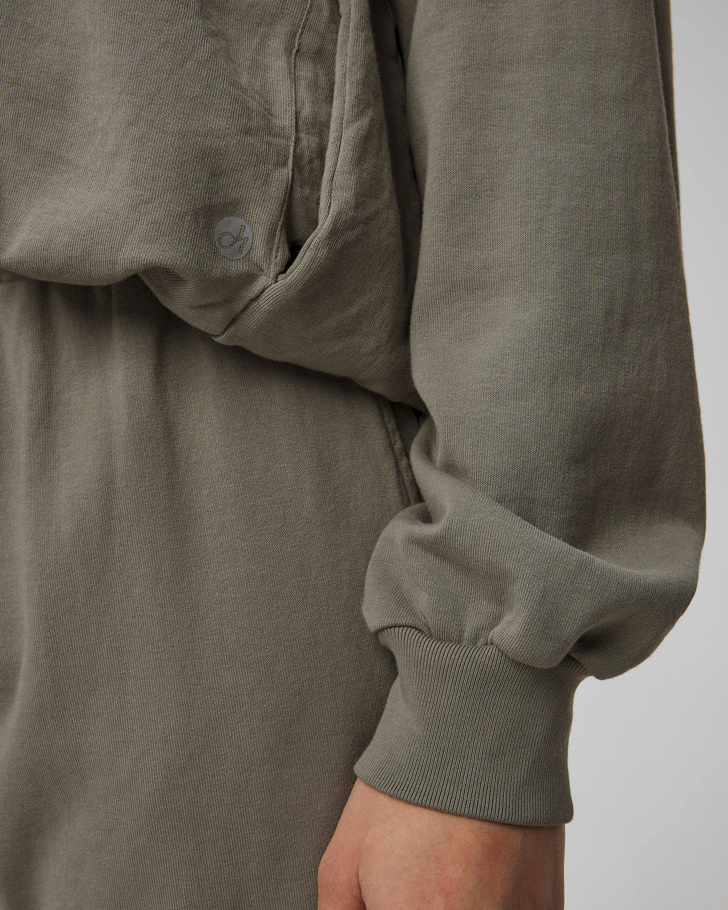 Felpa cachi con cerniera da donna Deha