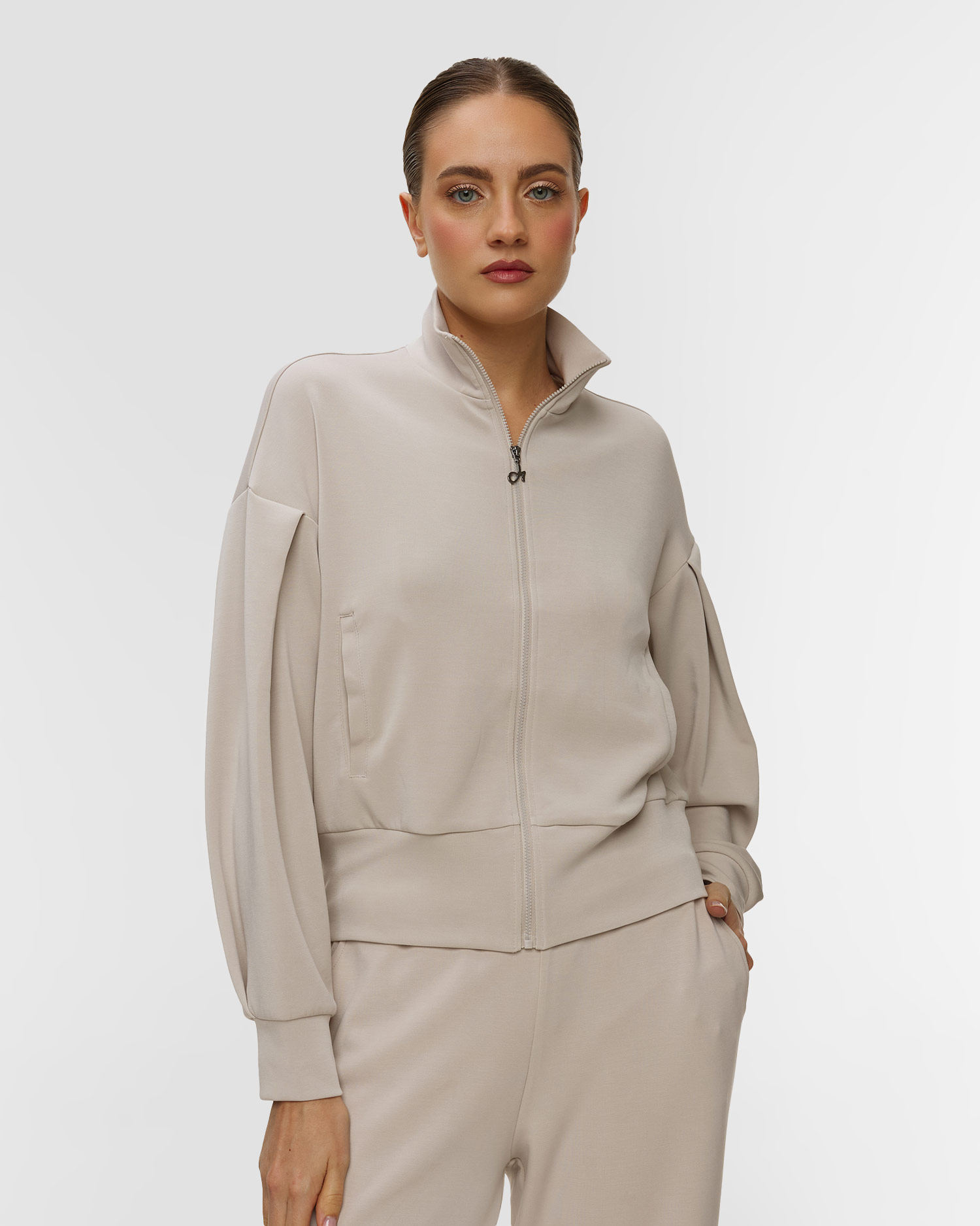 Bluza rozpinana z modalu damska Deha