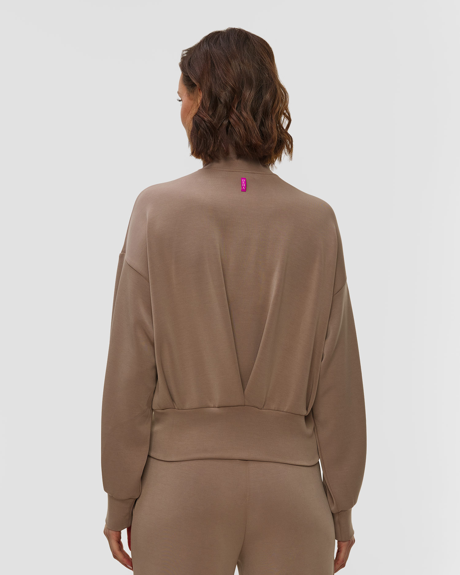 Bluza rozpinana z modalu damska Deha