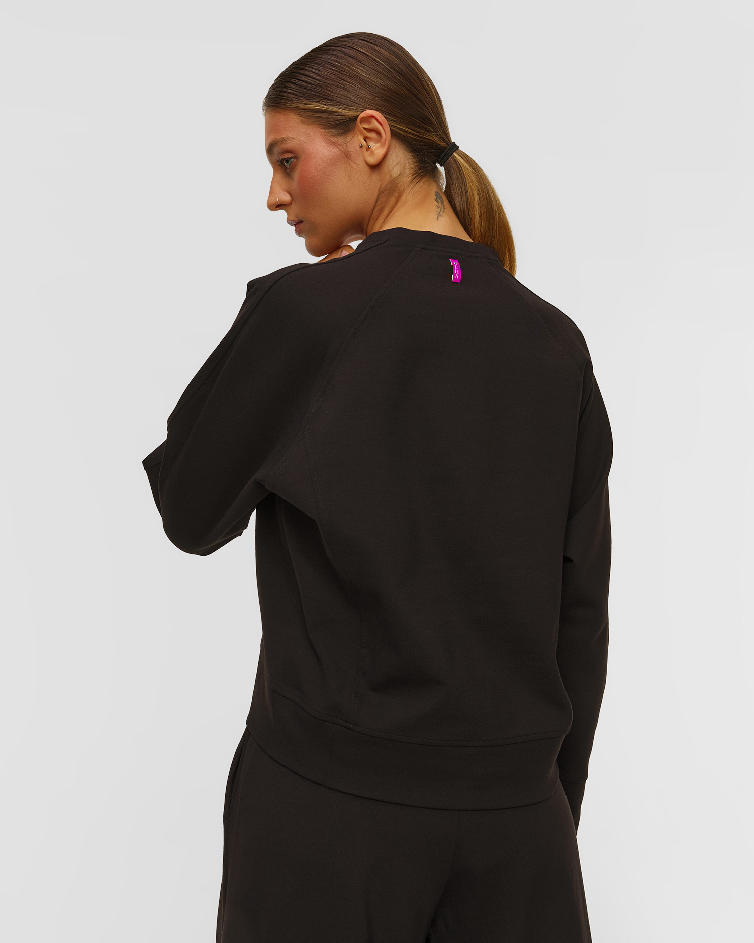 Deha Damen-Sweatshirt in Schwarz