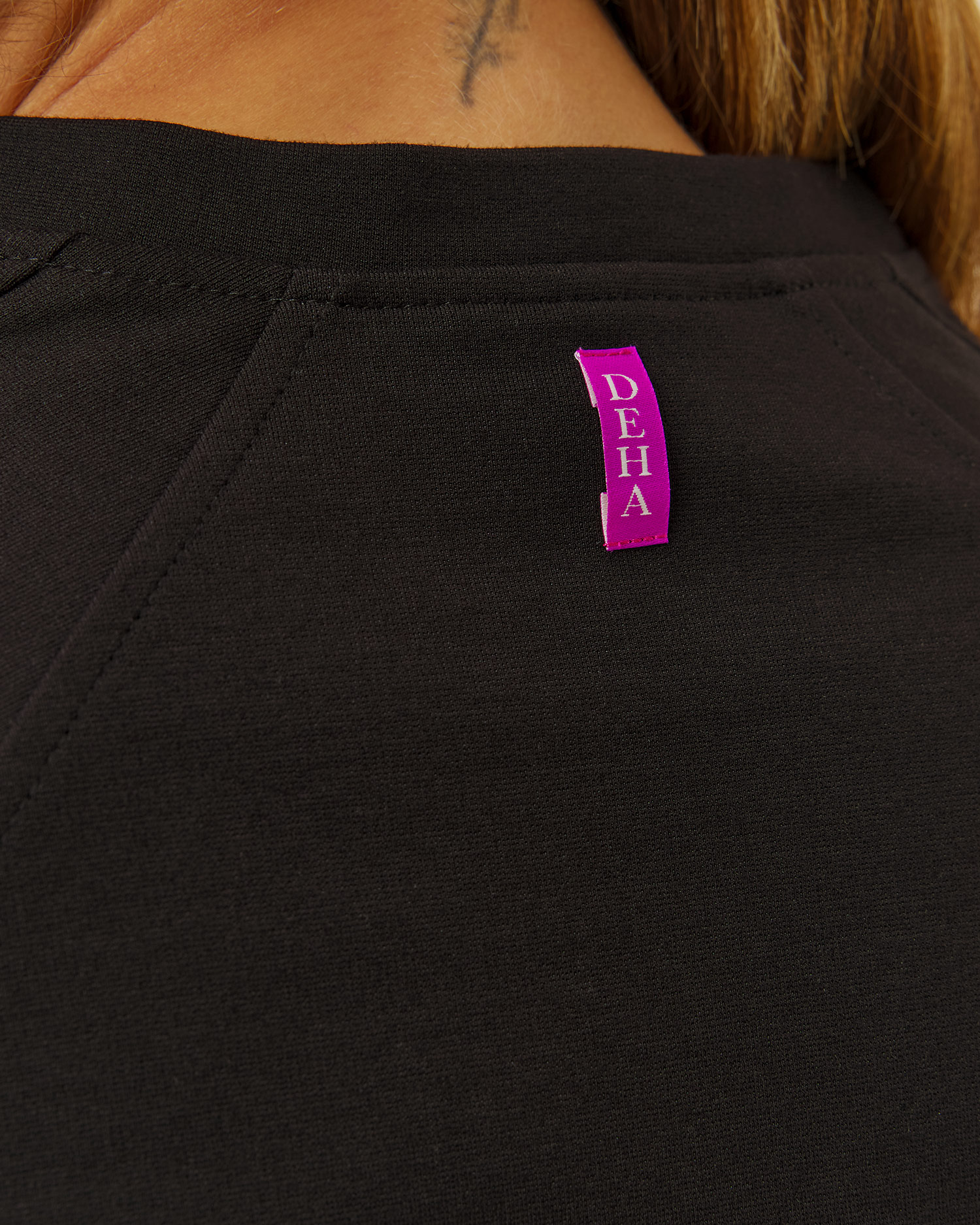 Deha Damen-Sweatshirt in Schwarz