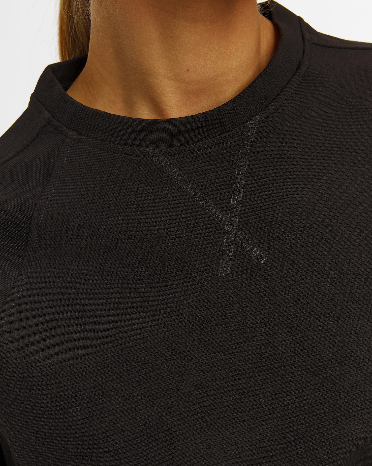 Deha Damen-Sweatshirt in Schwarz