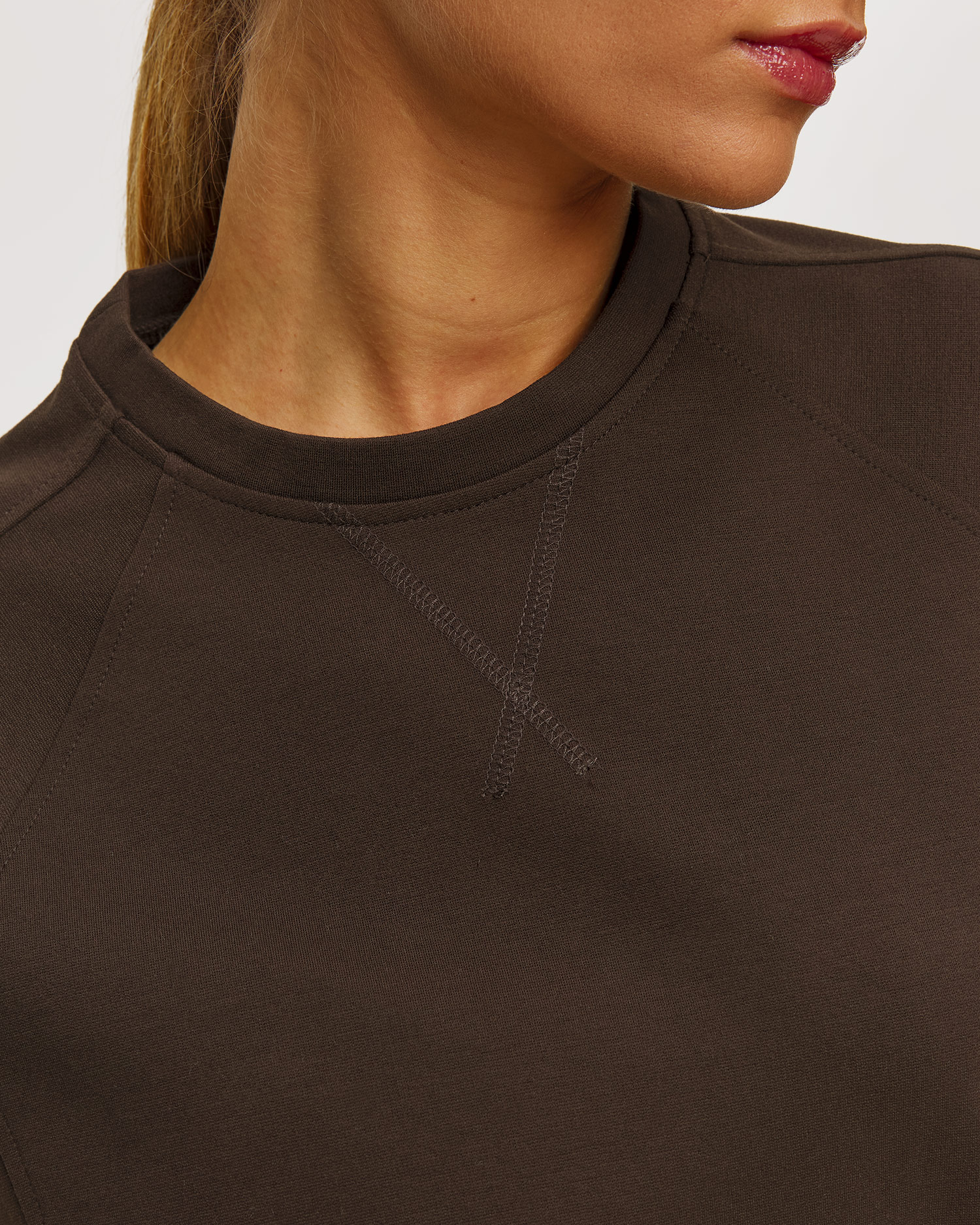 Deha Damen-Sweatshirt in Braun