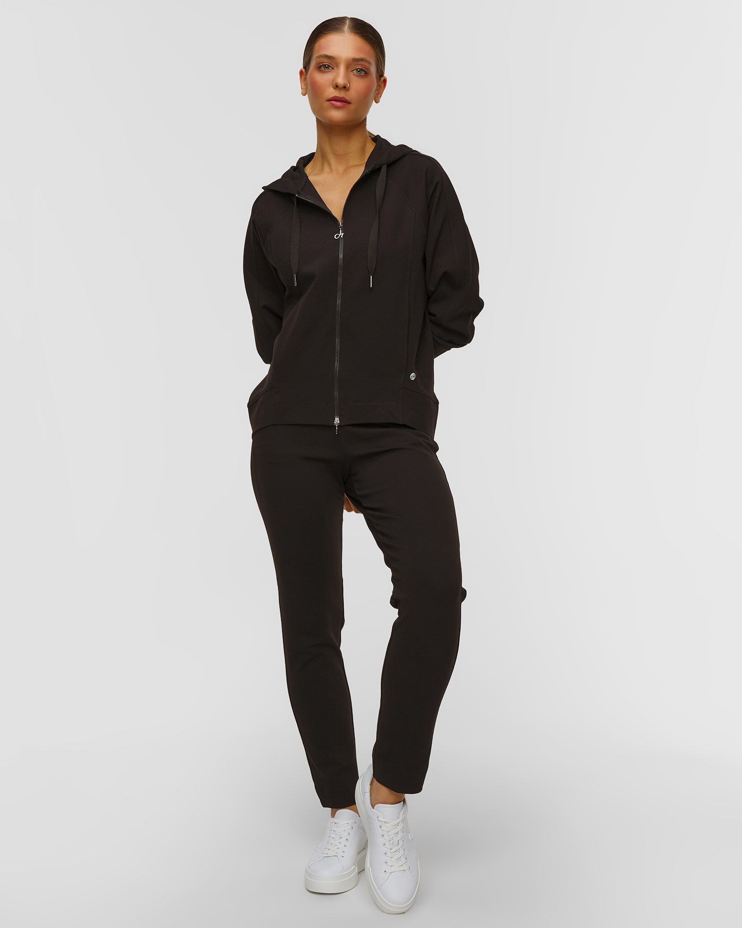 Women's black hoodie Deha