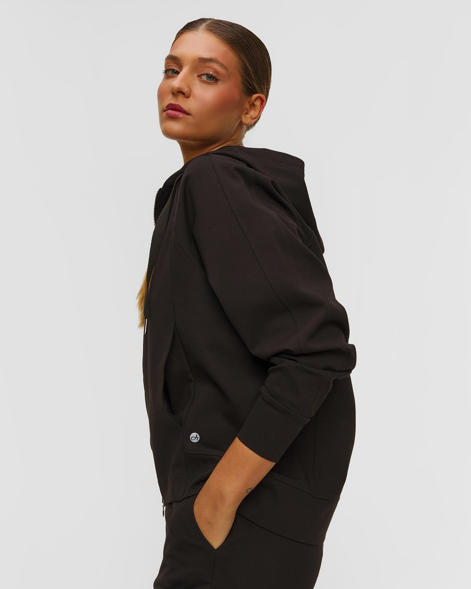 Deha Kapuzensweatshirt für Damen in Schwarz