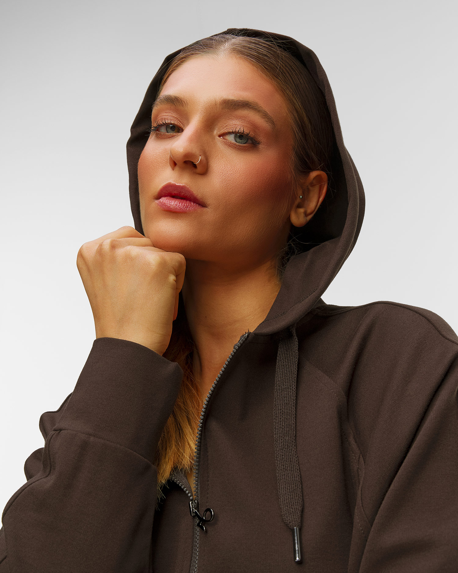 Deha Kapuzensweatshirt für Damen in Dunkelbraun