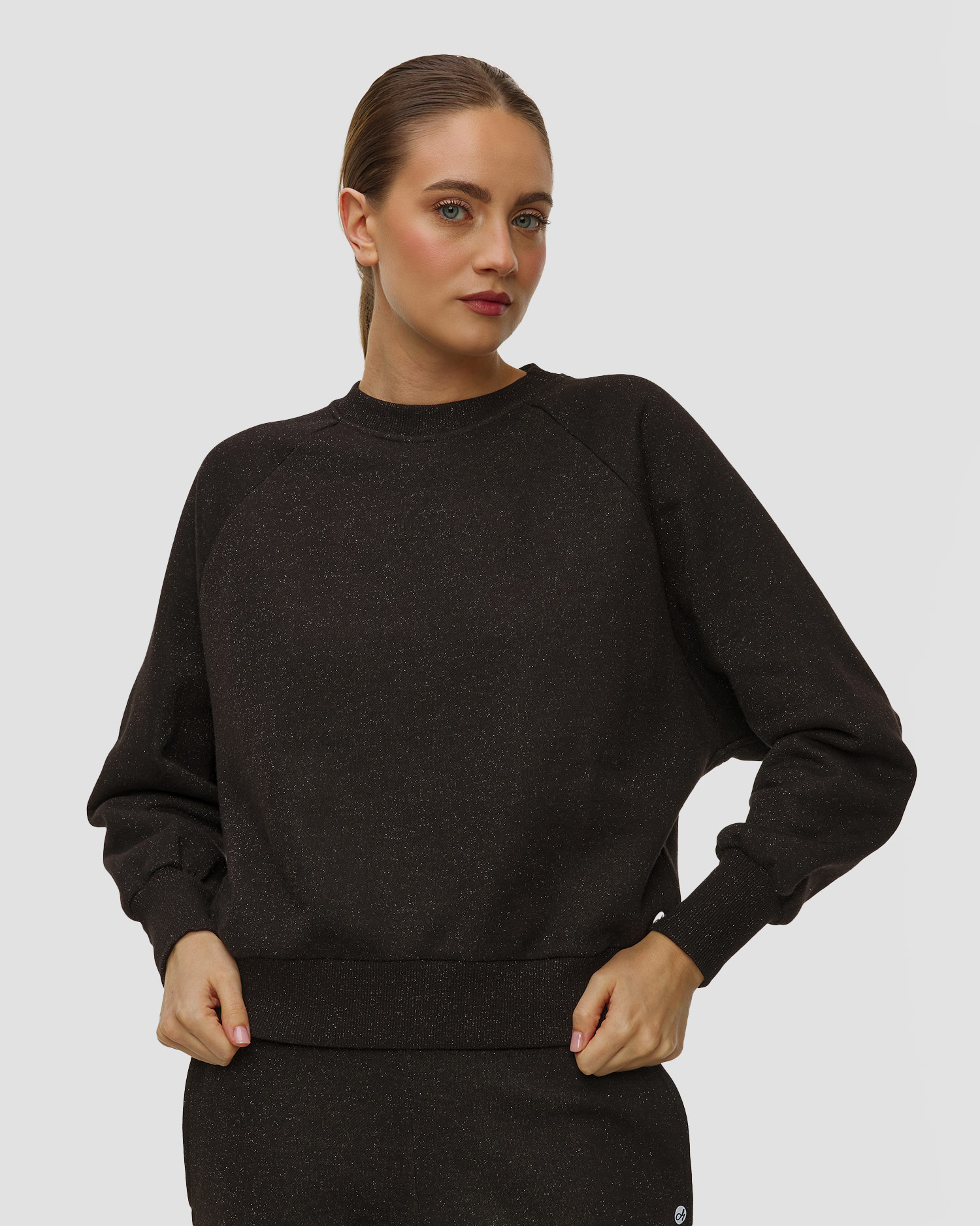 Deha Damen-Sweatshirt in Schwarz