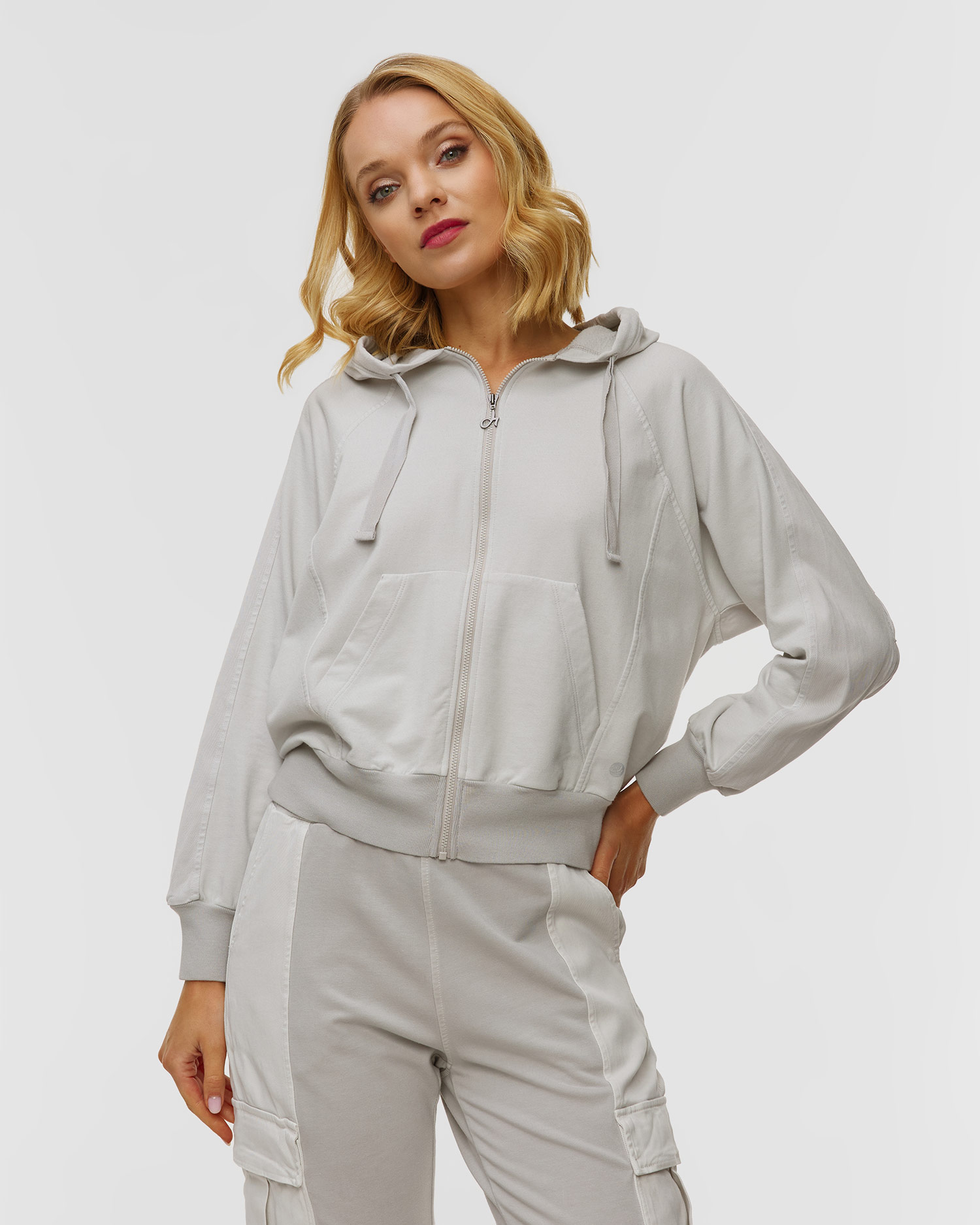 Women's black modal pullover sweatshirt Deha