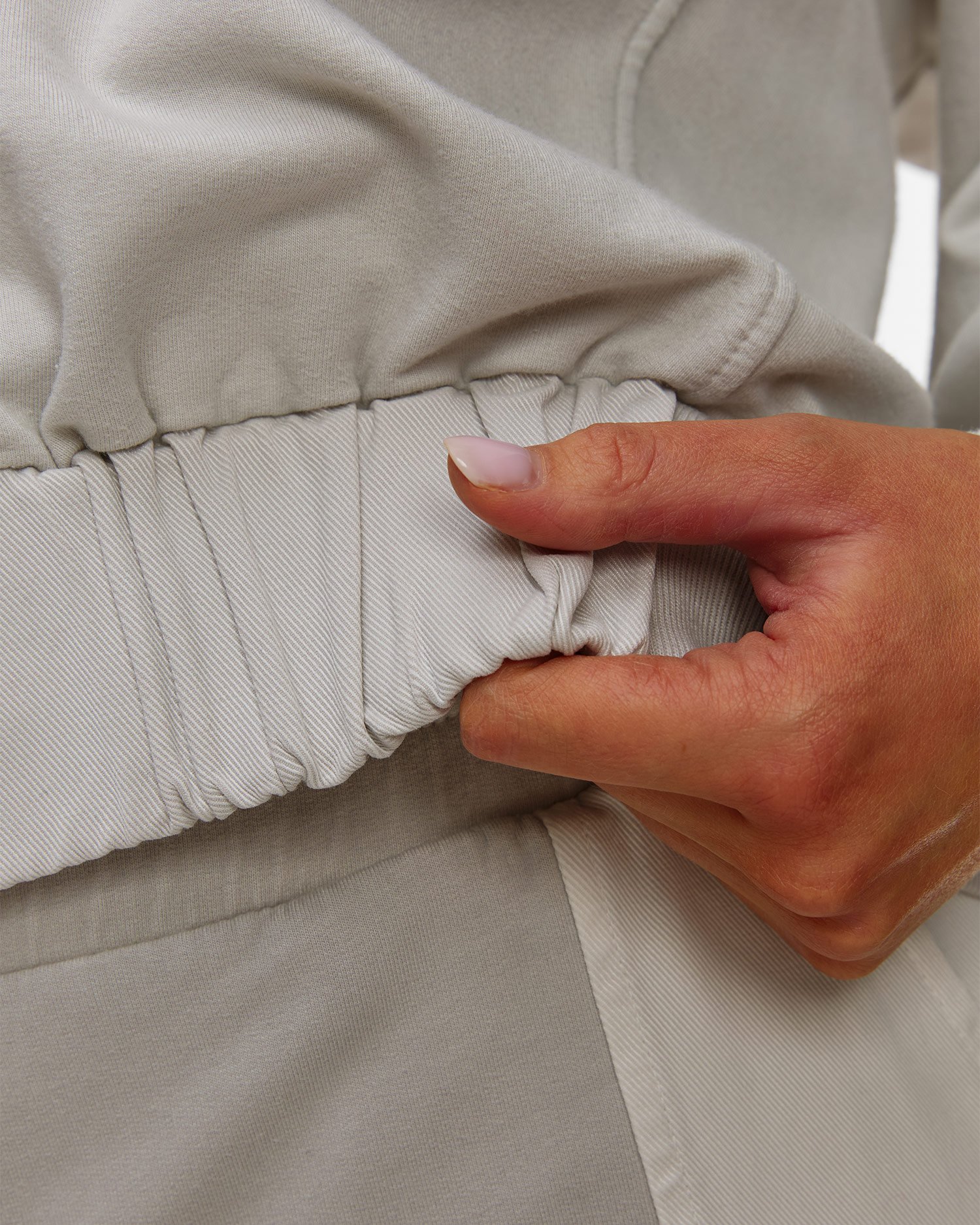 Women's grey sweatshirt with modal Deha