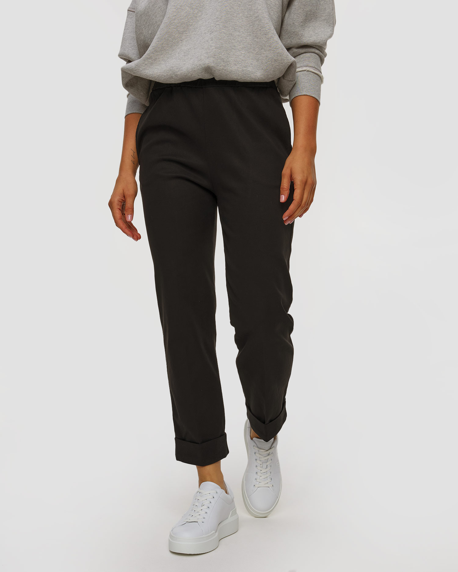 Deha Hose mit Lyocell in Schwarz