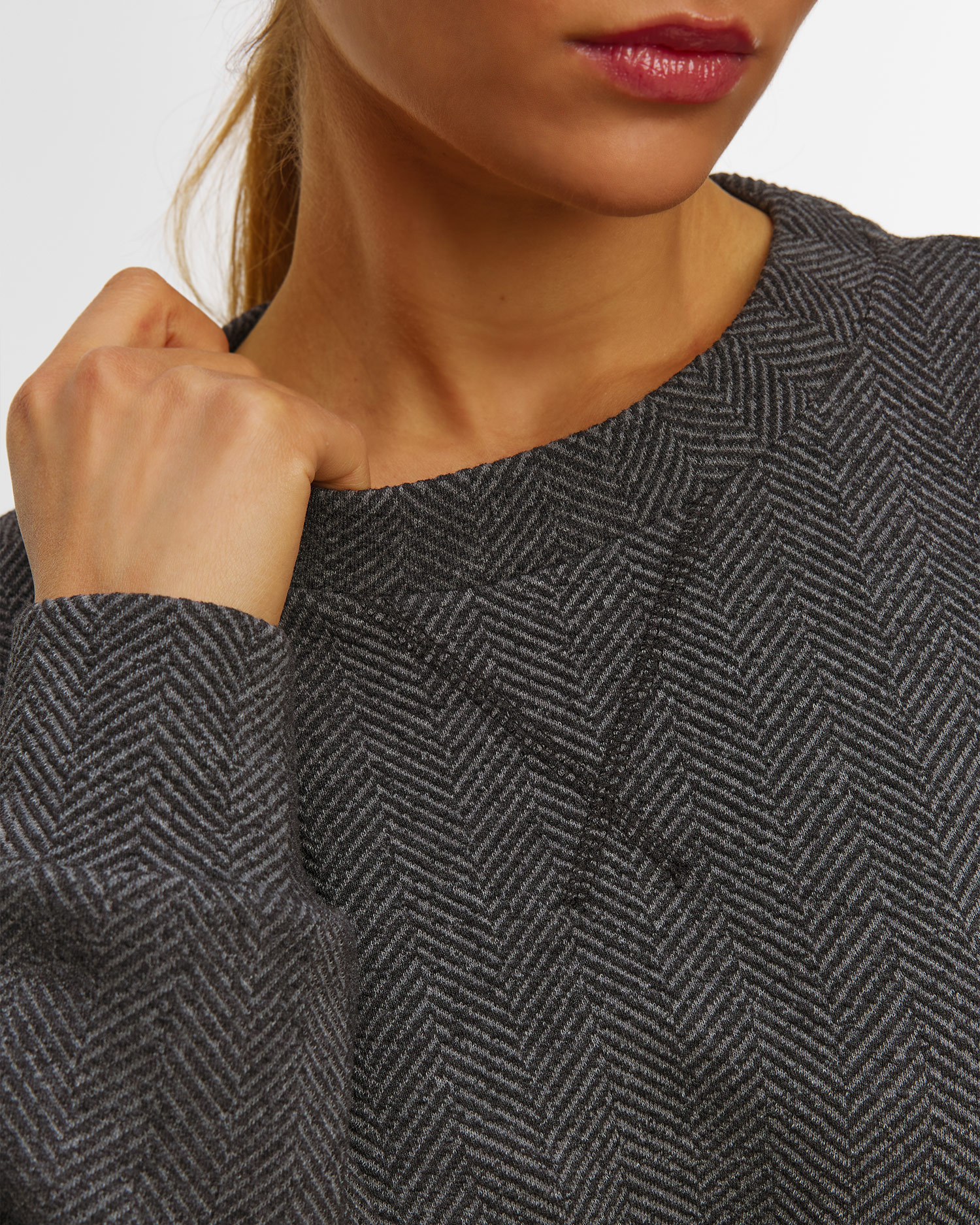 Deha Damen-Sweatshirt in Grau
