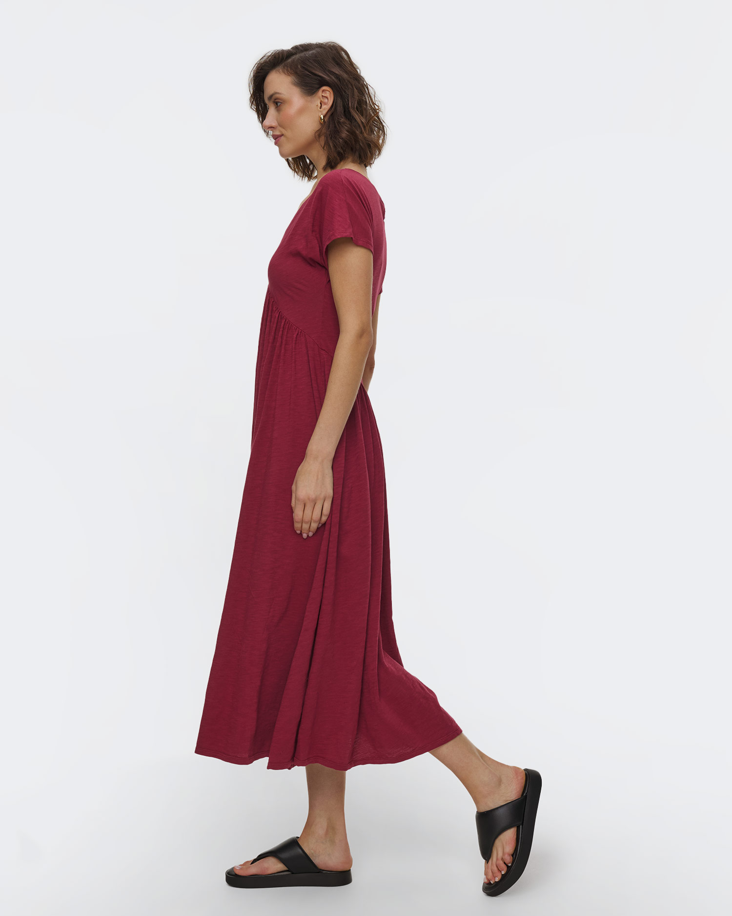 Deha Sommerkleid für Damen in Dunkelrot