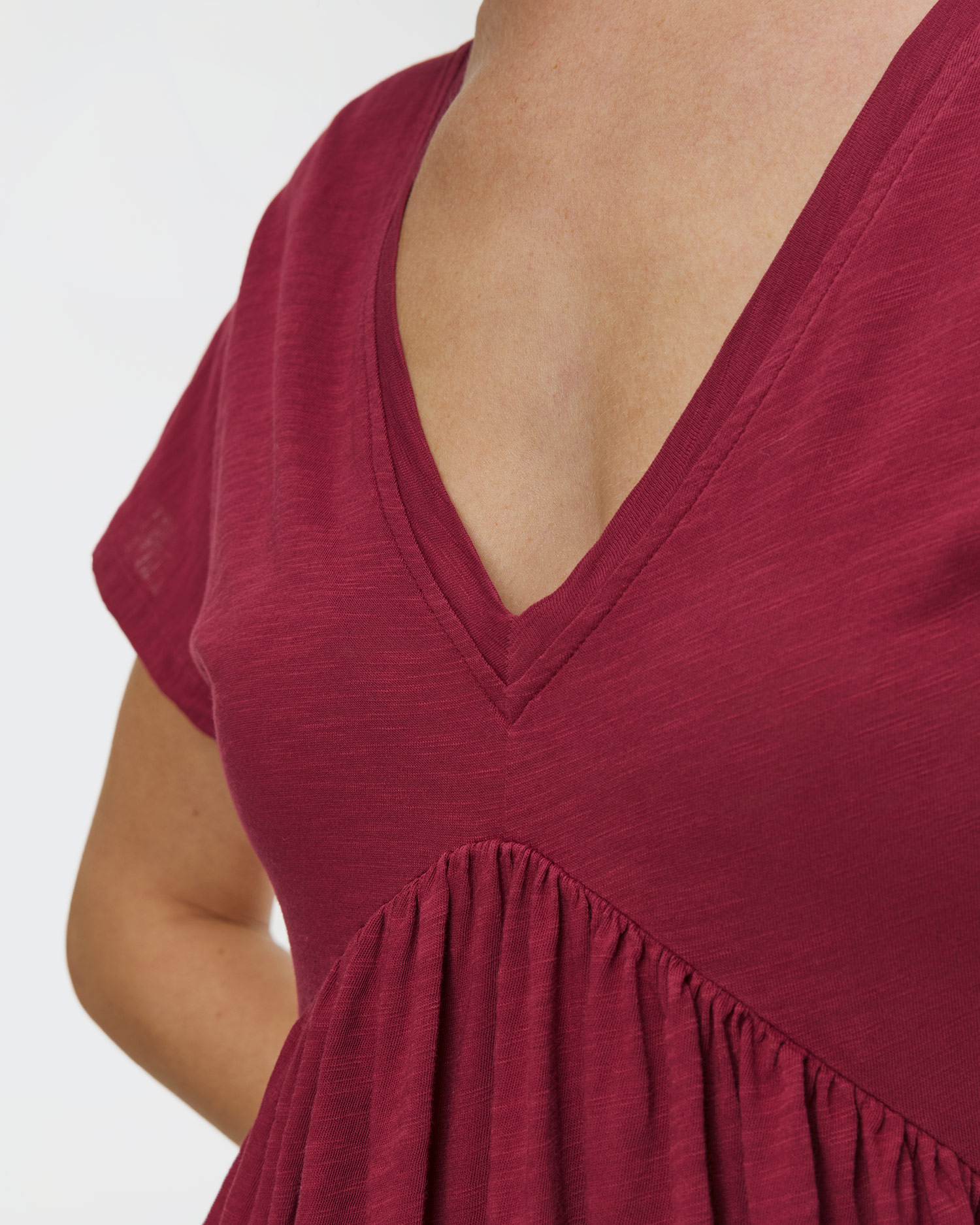 Deha Sommerkleid für Damen in Dunkelrot