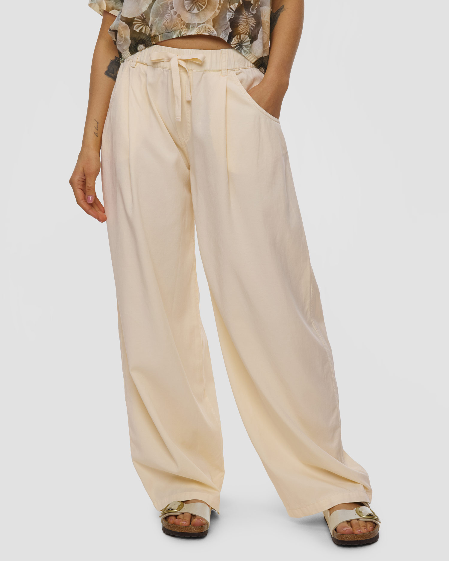 Deha Ballonhose in Beige, Farbe/Muster: Beżowy