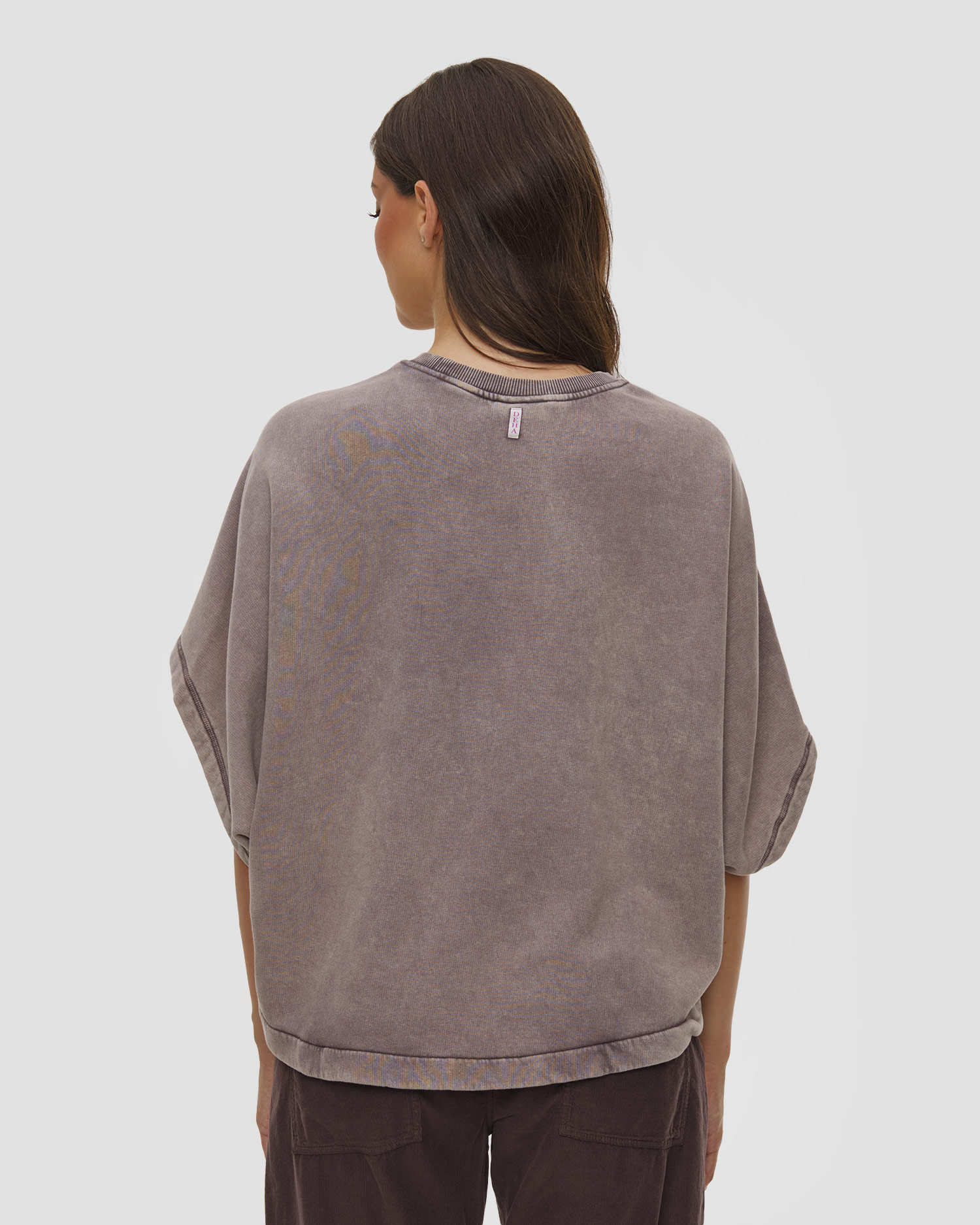 Sweat-shirt à manches courtes pour femmes Deha