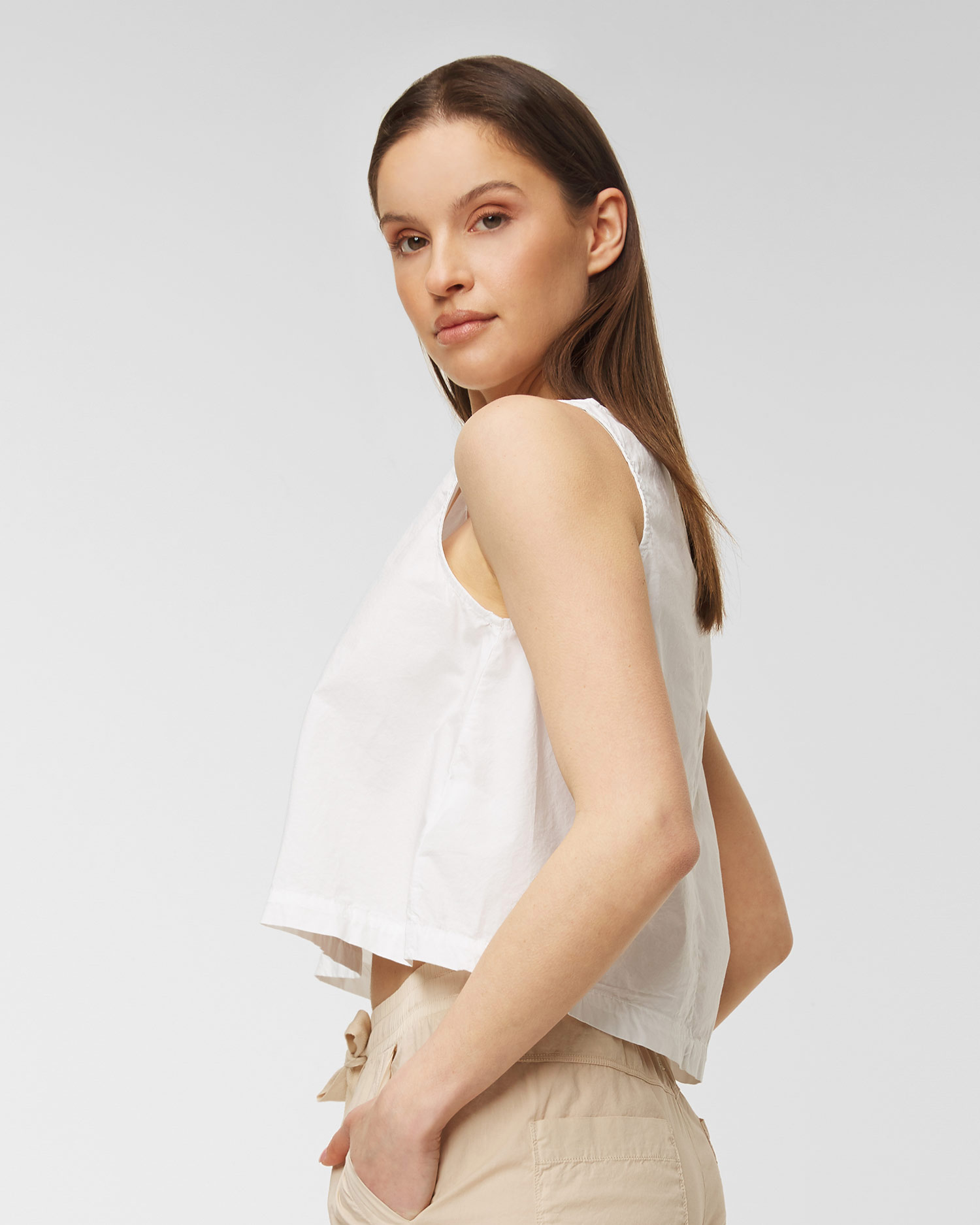 Bílé dámské tílko Deha HYPE