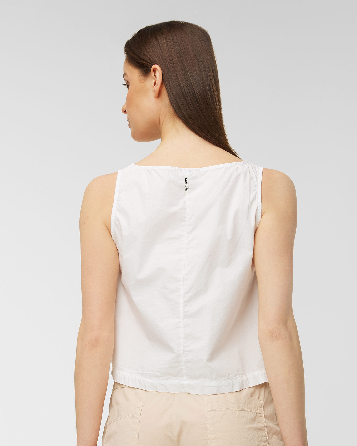 Bílé dámské tílko Deha HYPE
