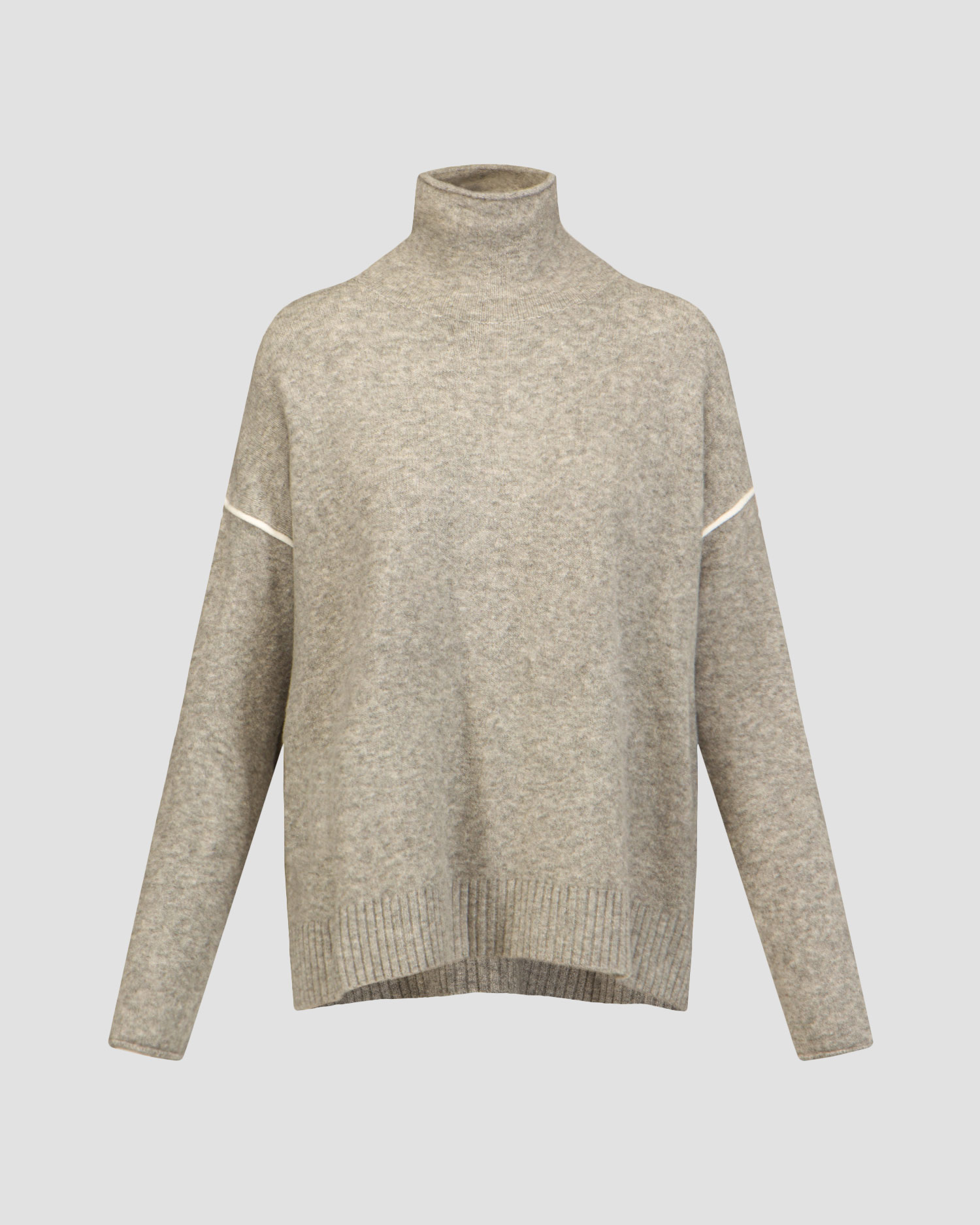 Deha Grauer Rollkragenpullover für Damen