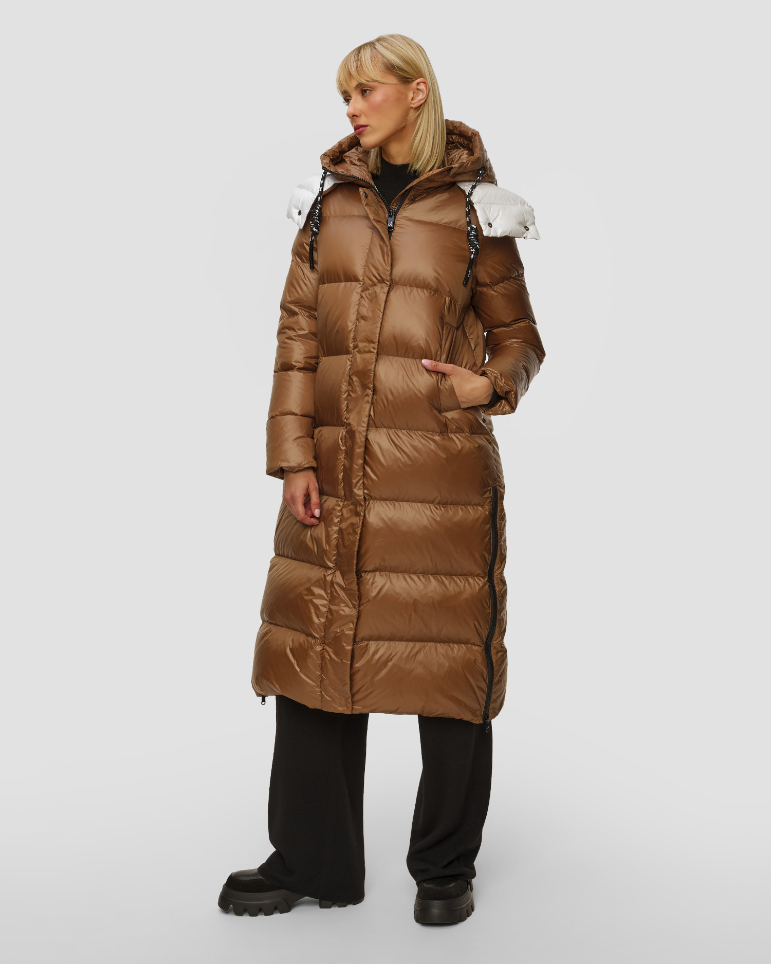 Palton pentru femei Deha - maro