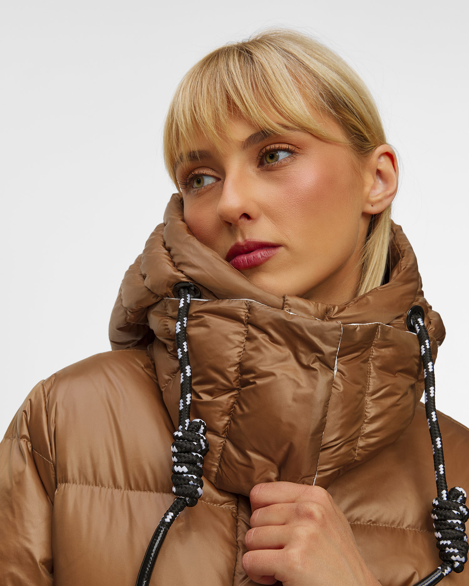 Palton pentru femei Deha - maro