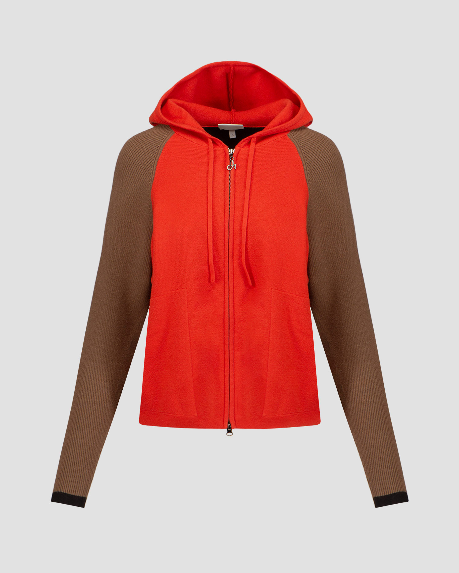 Dámsky sveter na zips z viskózy Deha