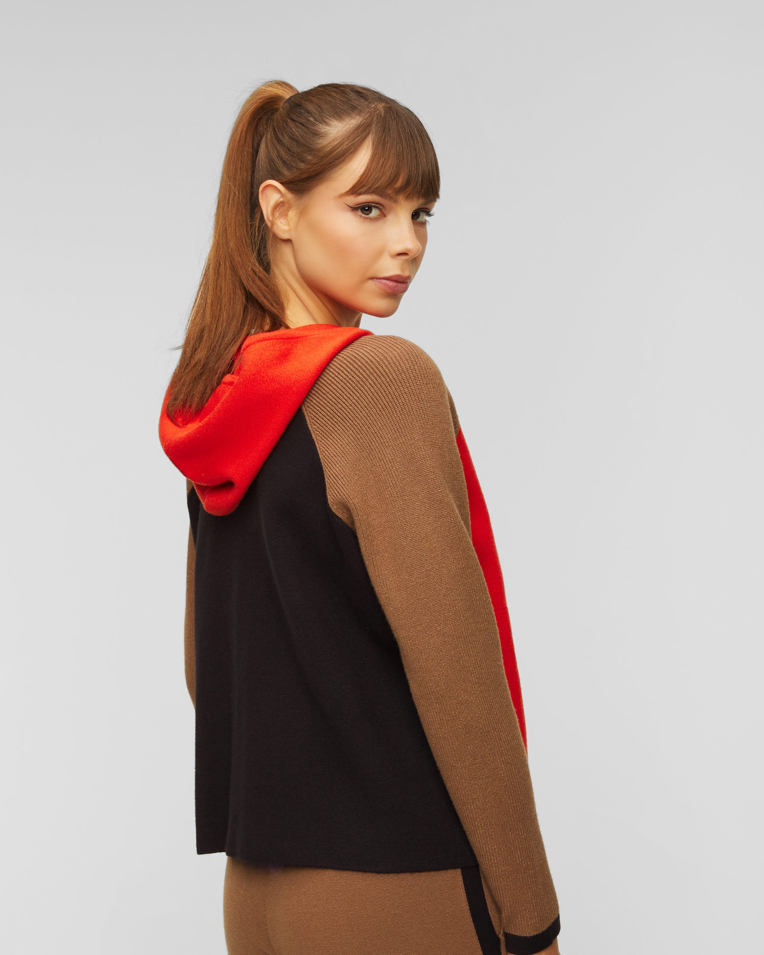 Dámsky sveter na zips z viskózy Deha