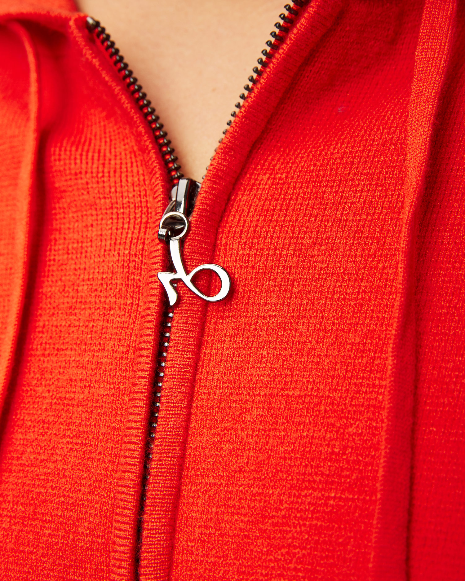 Dámsky sveter na zips z viskózy Deha