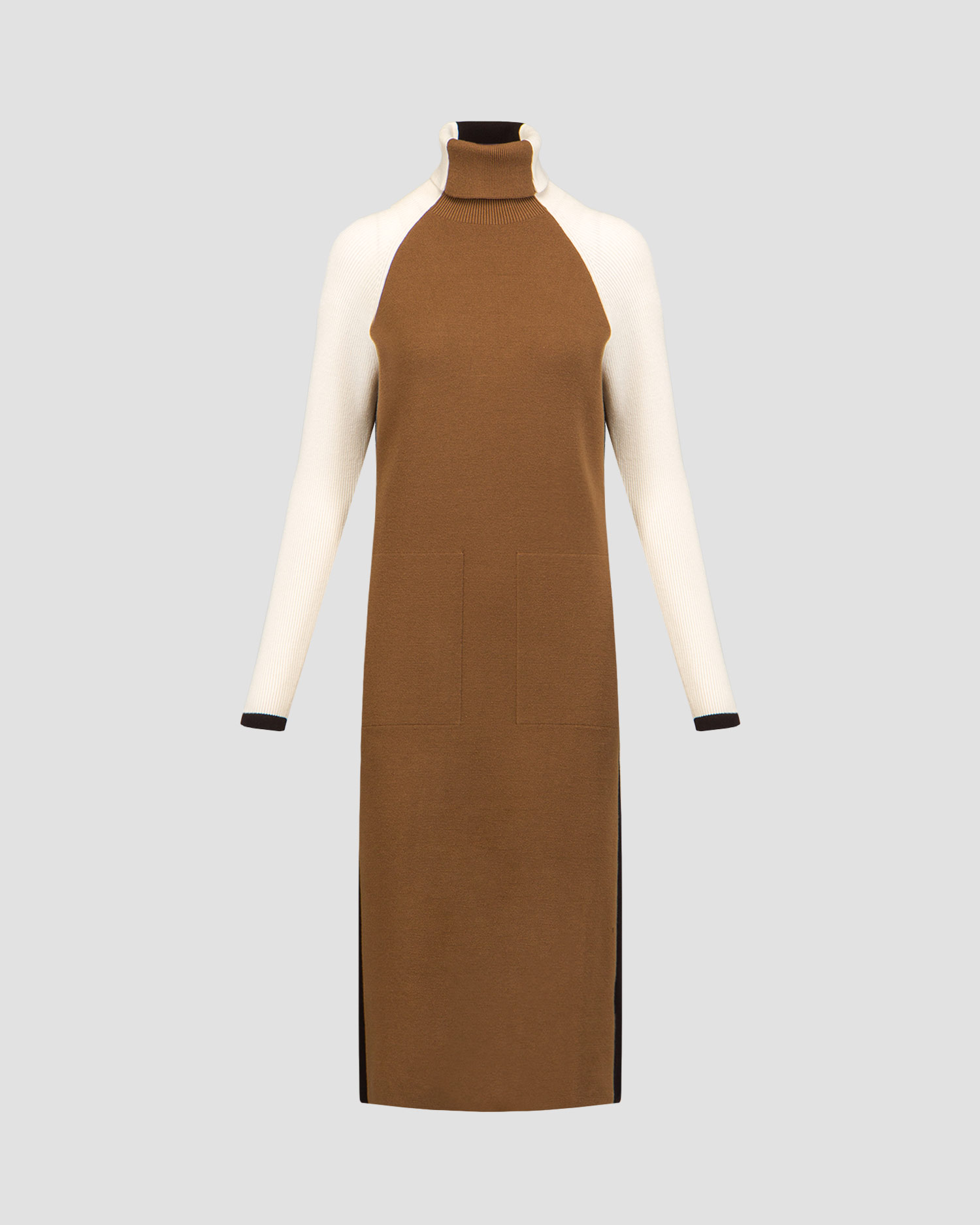 Deha Strickkleid mit Rollkragen