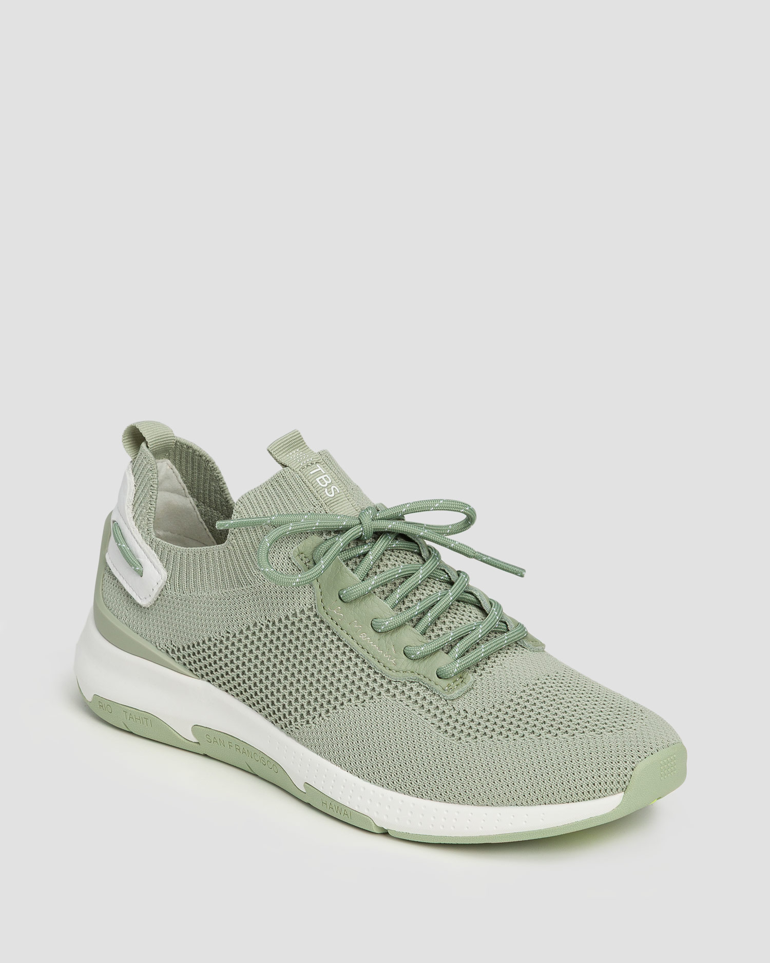 Zielone buty damskie TBS Jellina