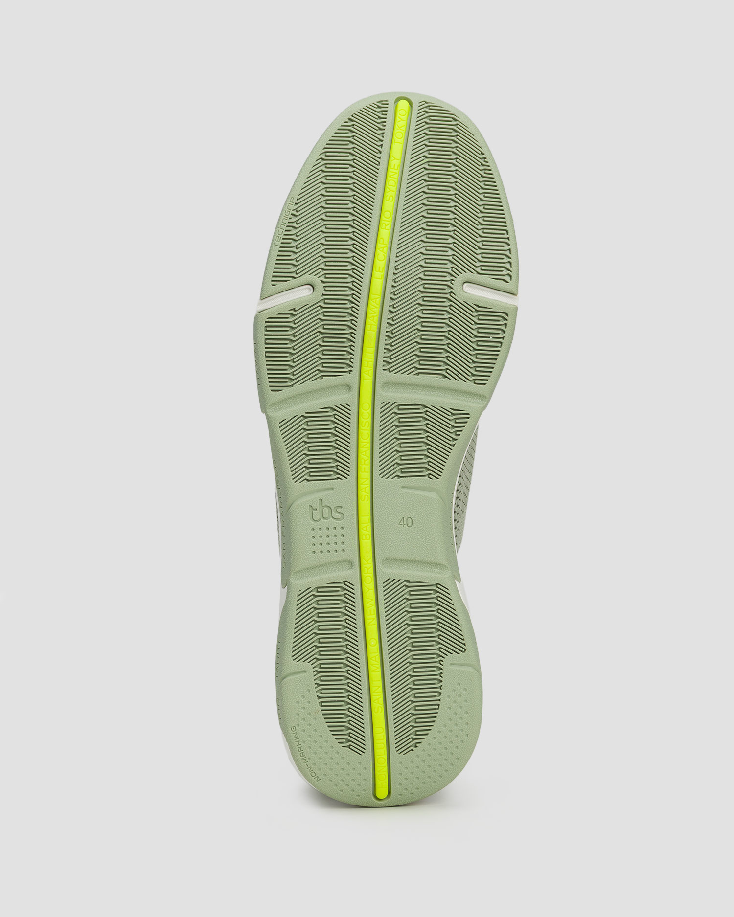 Zielone buty damskie TBS Jellina