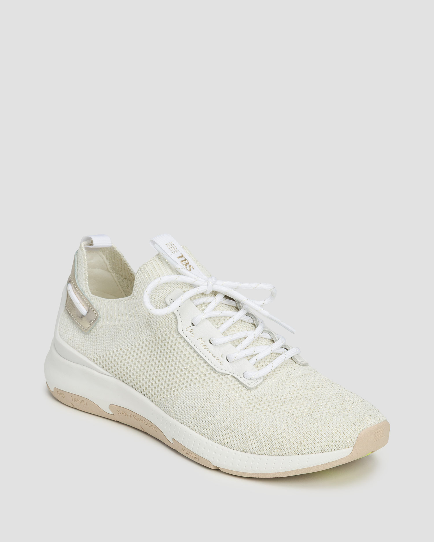 Beżowe buty damskie TBS Jellina