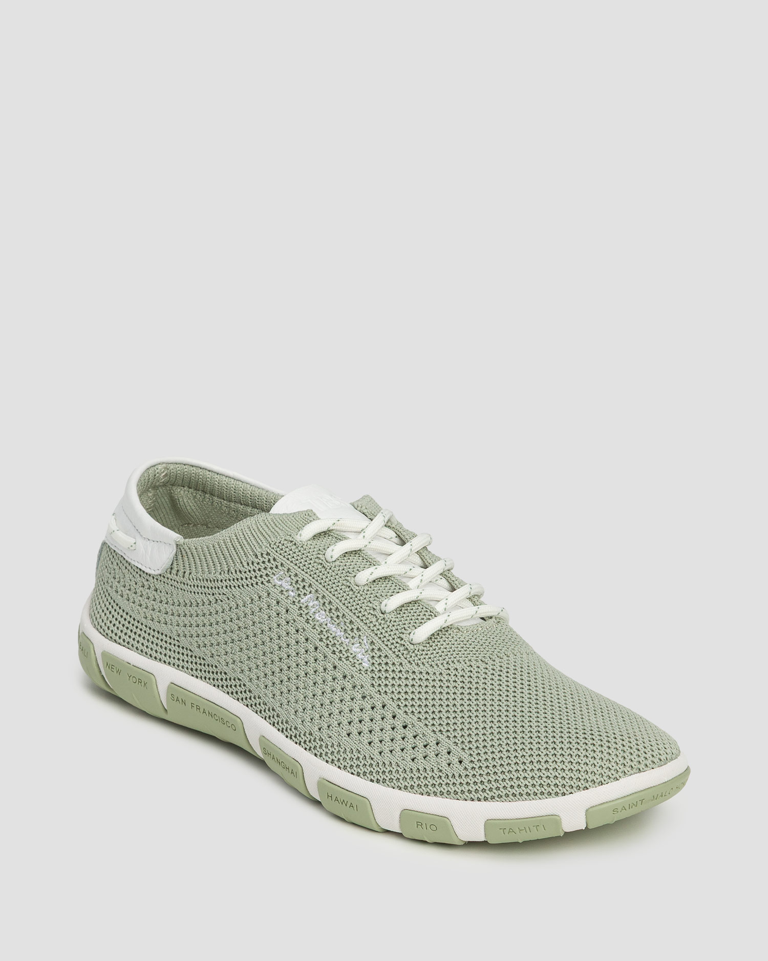 Women's green shoes TBS Jazaria