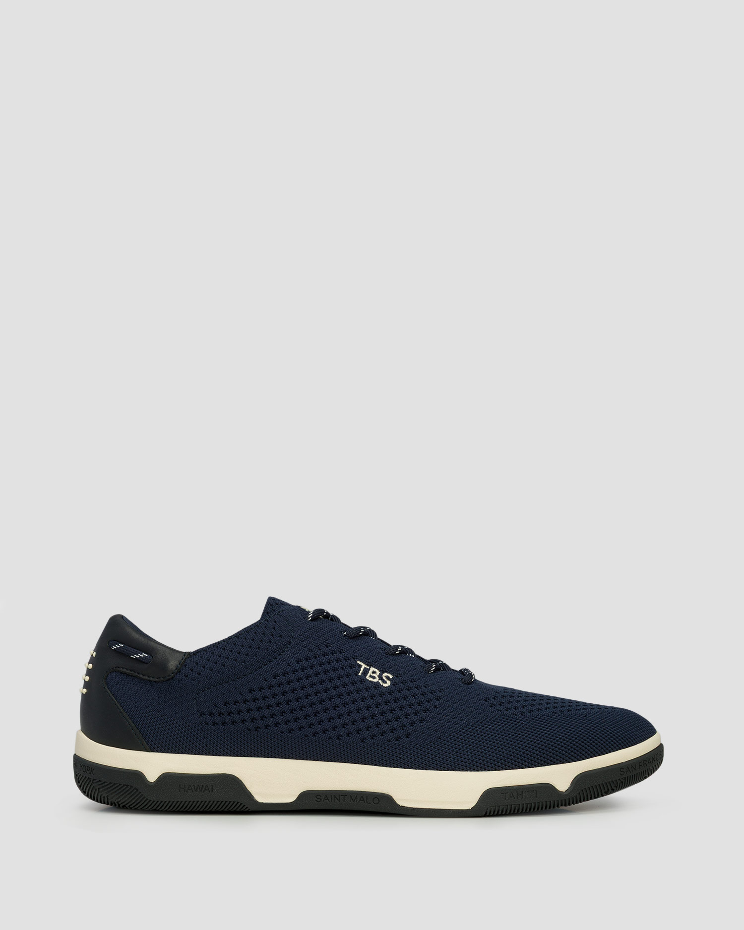 Scarpe blu scuro da uomo TBS Gueknit