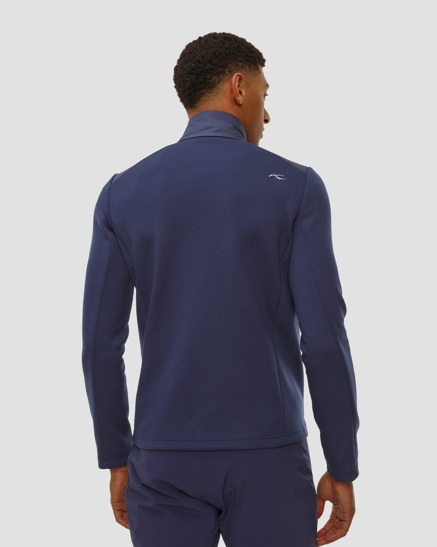 Sweat-shirt midlayer bleu marine pour hommes Kjus Men Formula Midlayer Jacket