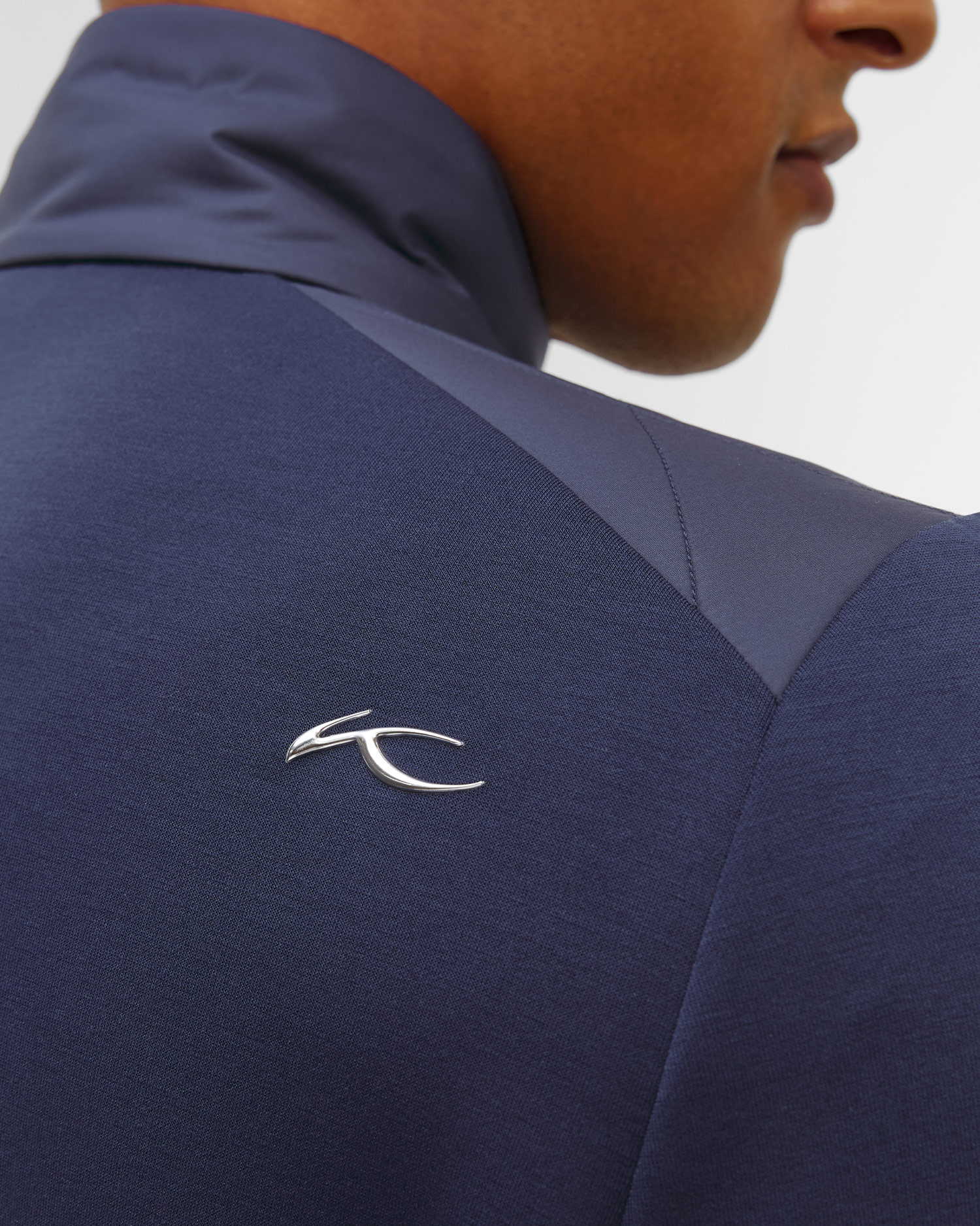 Sweat-shirt midlayer bleu marine pour hommes Kjus Men Formula Midlayer Jacket