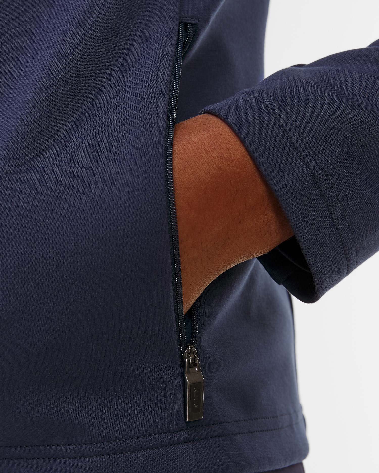 Sweat-shirt midlayer bleu marine pour hommes Kjus Men Formula Midlayer Jacket