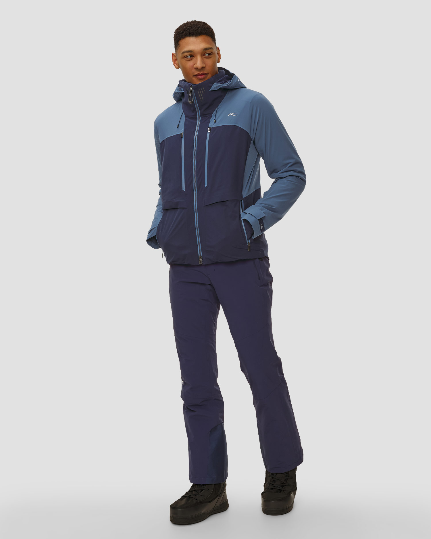 Giacca da sci da uomo Kjus Men Lasse Airflow Jacket blu scuro