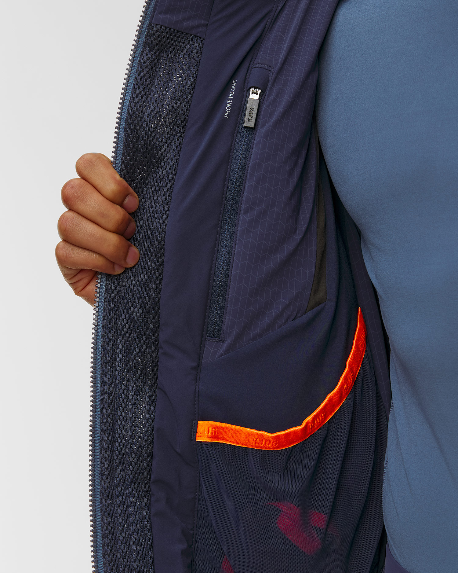 Giacca da sci da uomo Kjus Men Lasse Airflow Jacket blu scuro