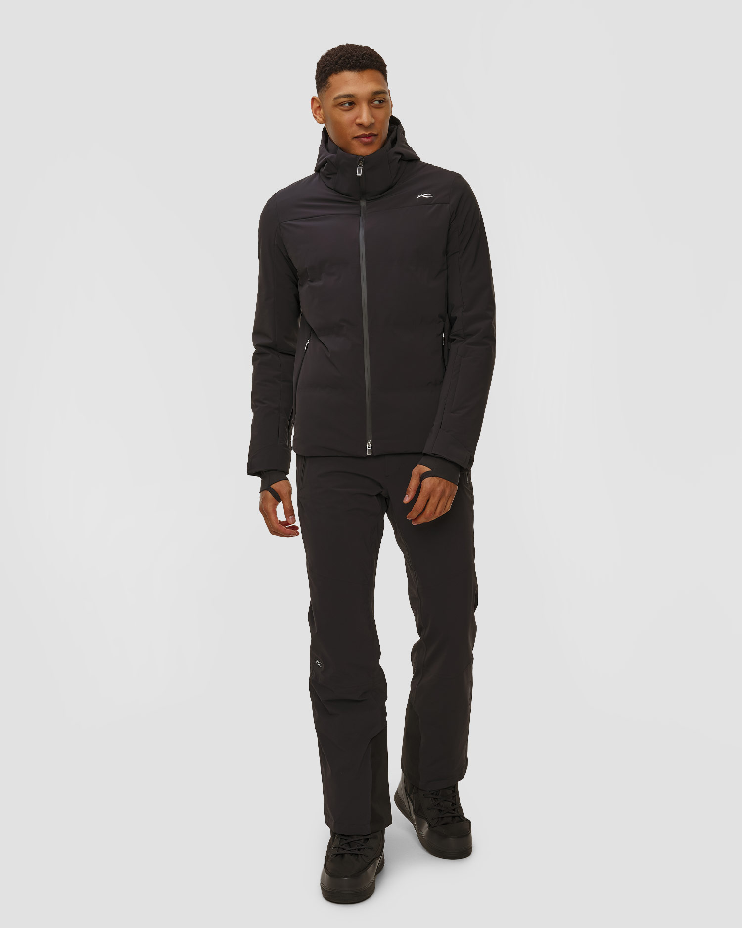 Giacca da sci da uomo Kjus Men Green Line 2.0 Jacket nera